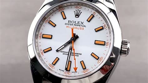 black rolex milgauss bamford|Rolex Milgauss 116400 white dial.